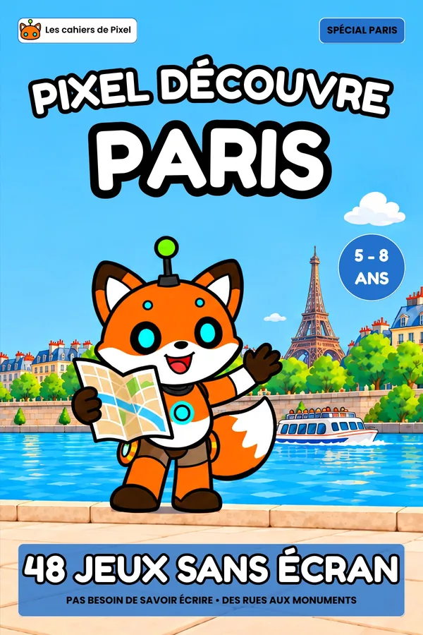 Couverture de Pixel découvre Paris