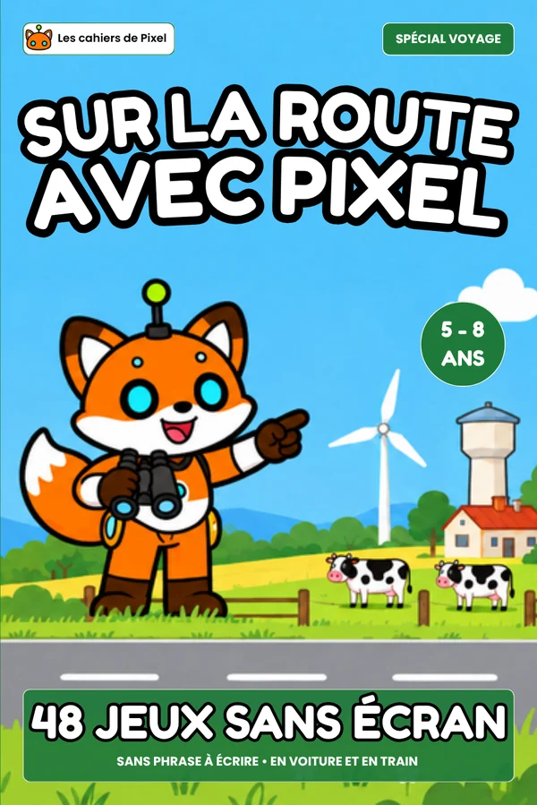 Couverture du cahier Sur la route avec Pixel